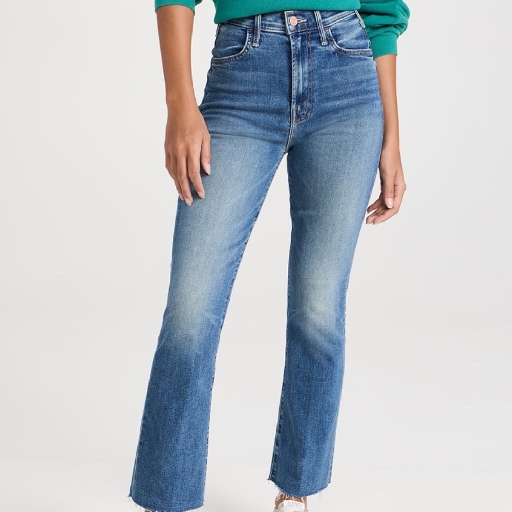 MOTHER High Rise Blue Jeans